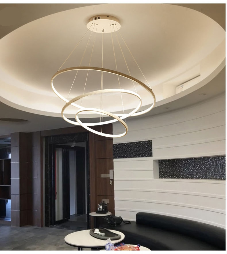 Modern LED Pendant Circle Lights