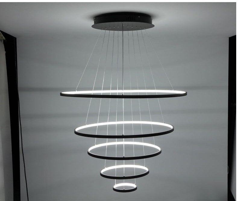 Modern LED Pendant Circle Lights