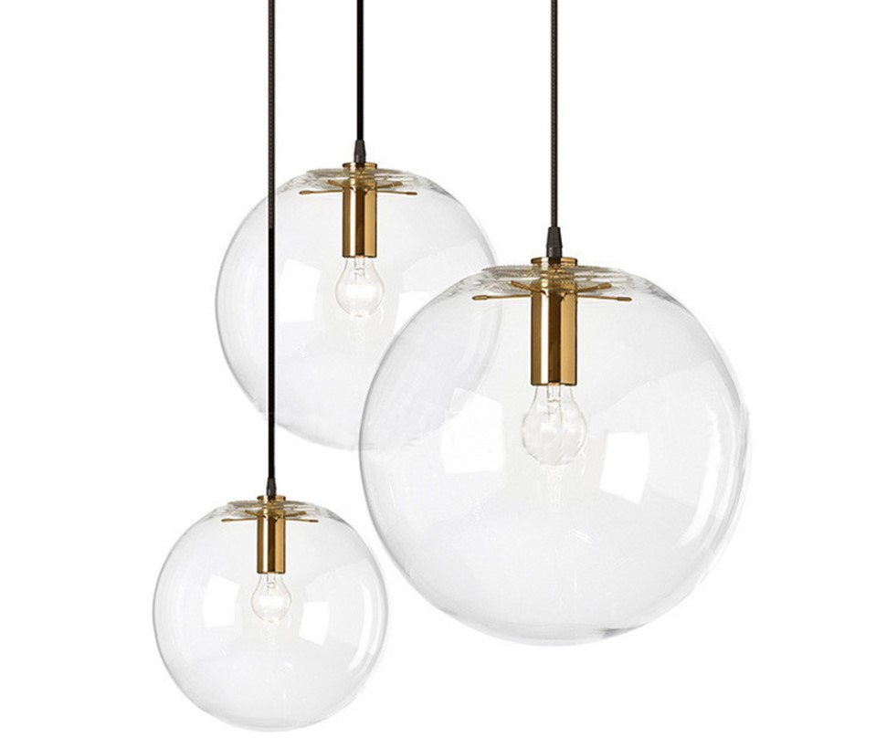 Nordic Style Glass Ball Pendant Lighting