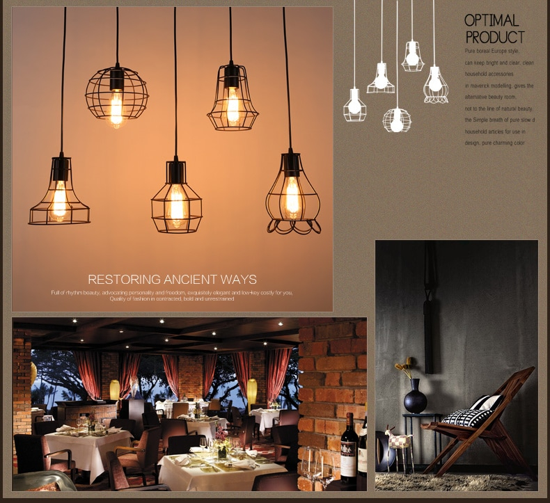 Nordic Style Geometric Pendant Lighting