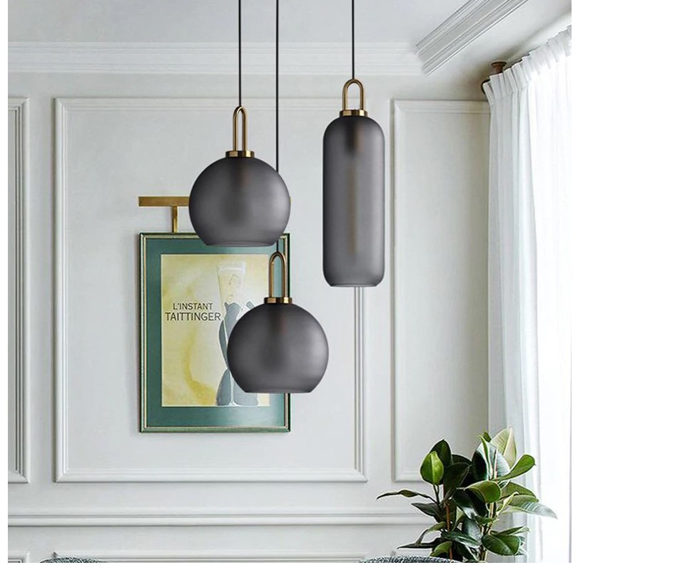 Matte Glass Nordic Style Pendant Lighting