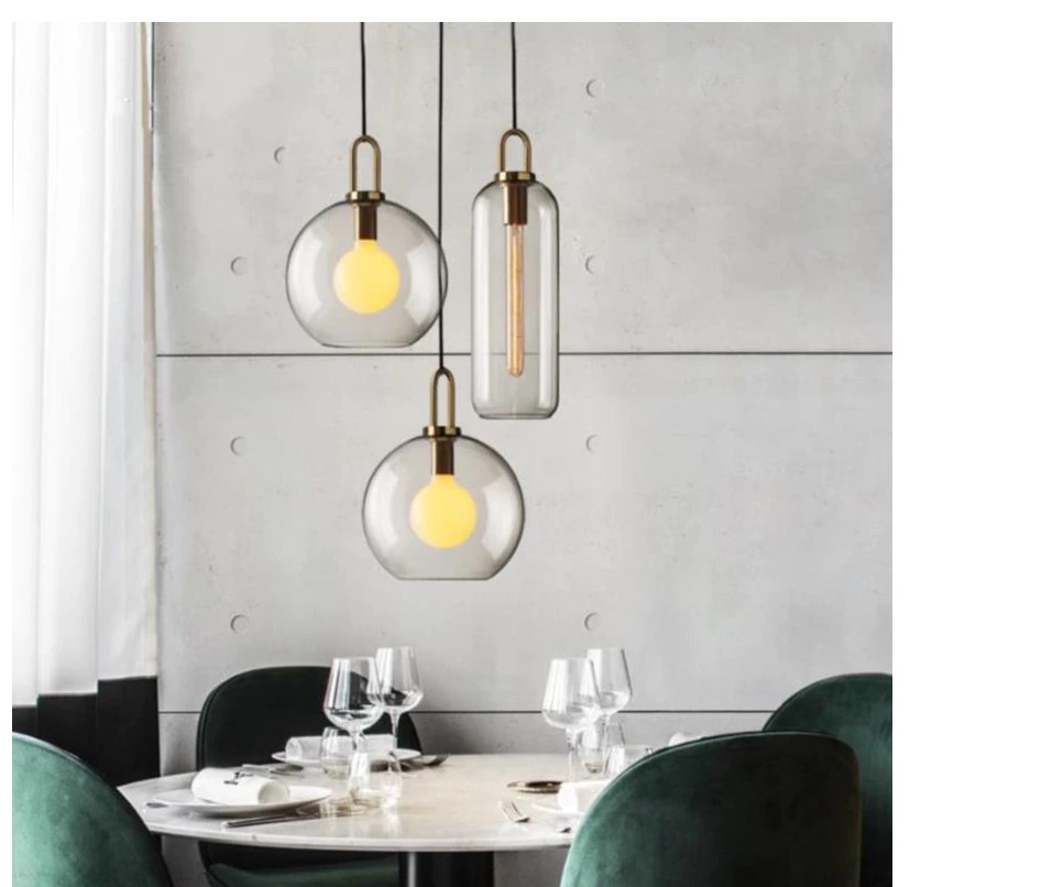 Matte Glass Nordic Style Pendant Lighting