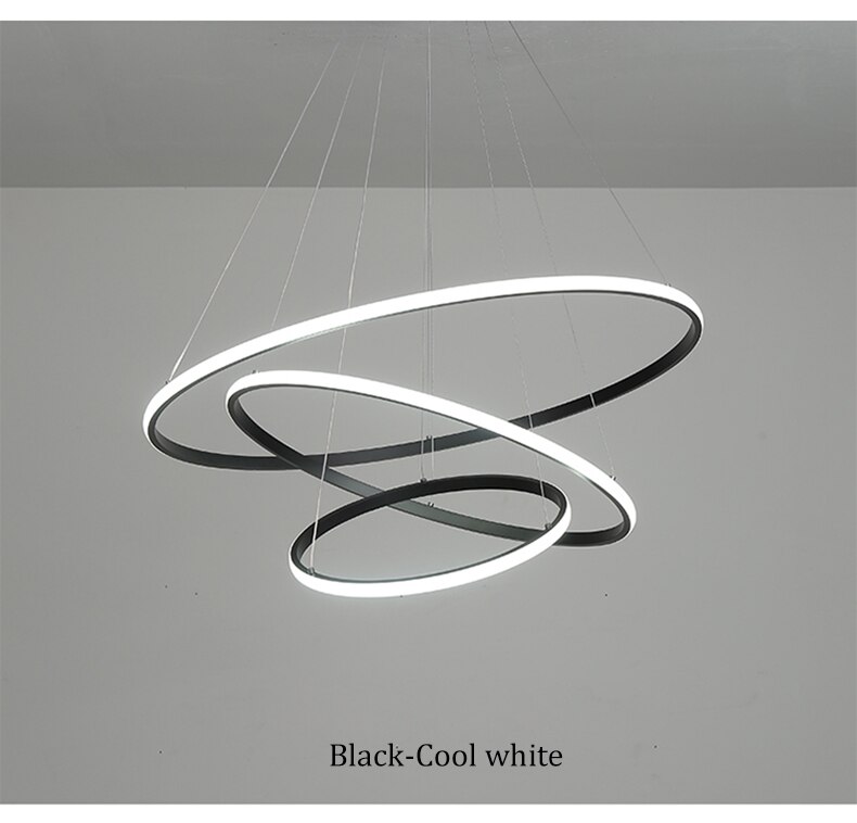 Creative Aluminum LED Pendant Light with Remote Control
