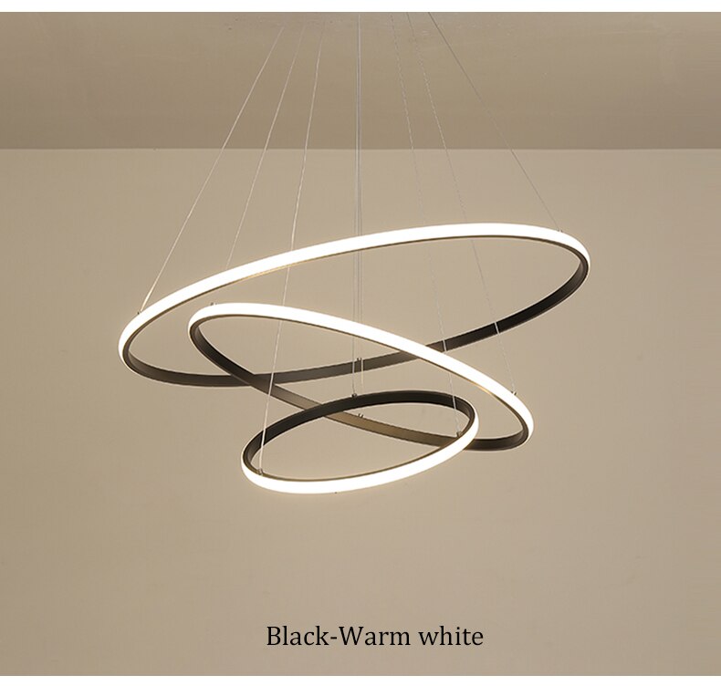 Creative Aluminum LED Pendant Light with Remote Control