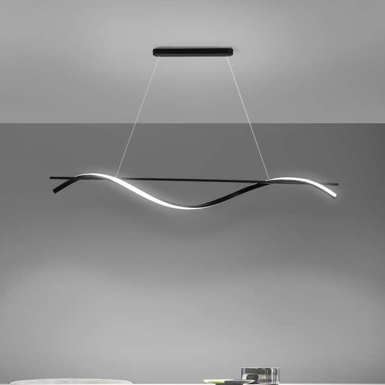 Twisted Strip LED Pendant Light