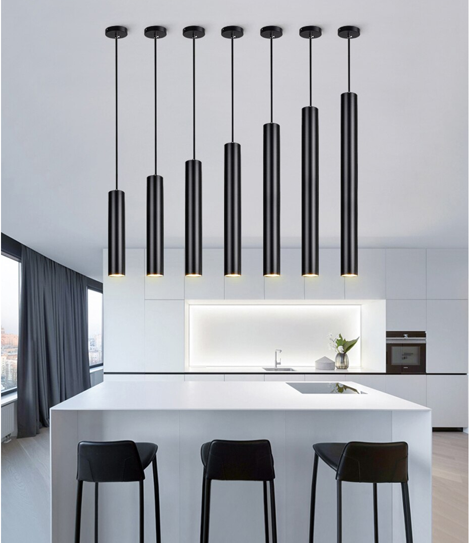 Modern Round Aluminum LED Pendant Light