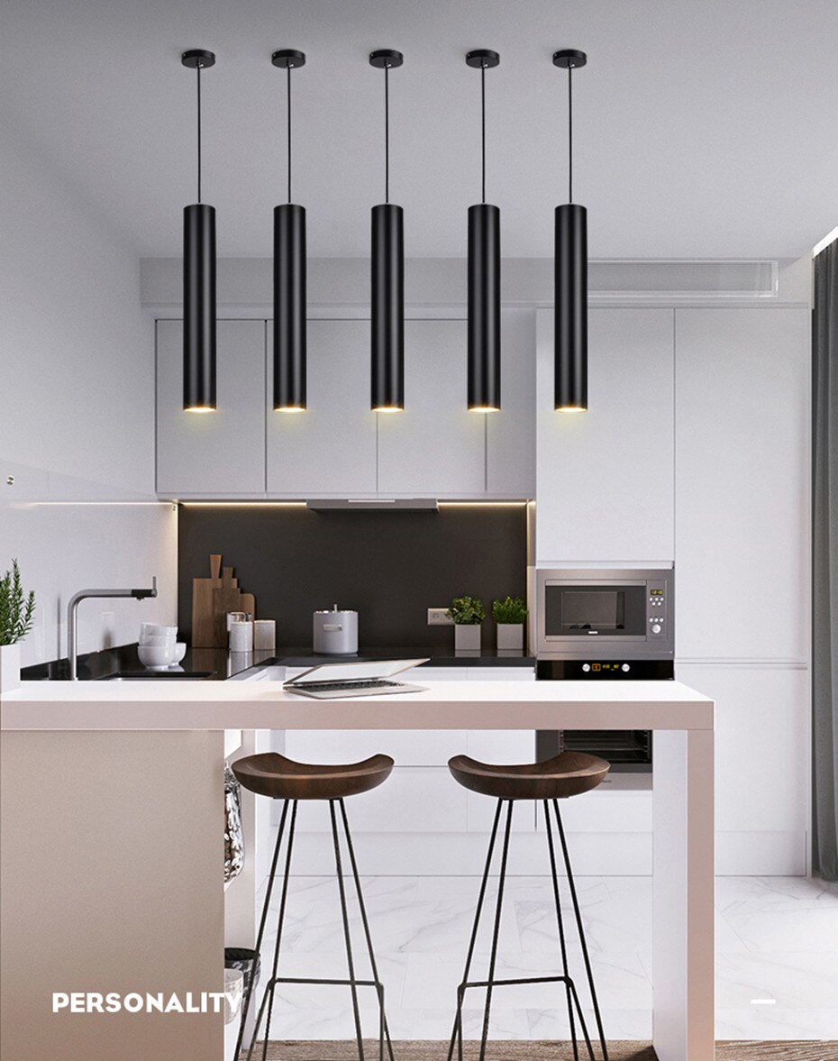 Modern Round Aluminum LED Pendant Light