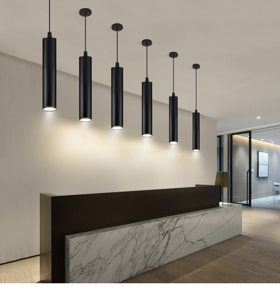 Modern Round Aluminum LED Pendant Light