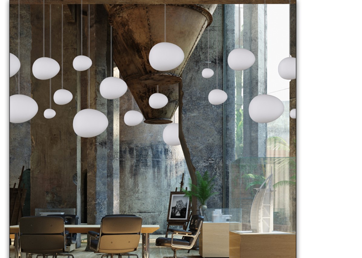 Egg Shaped Pendant Lamp