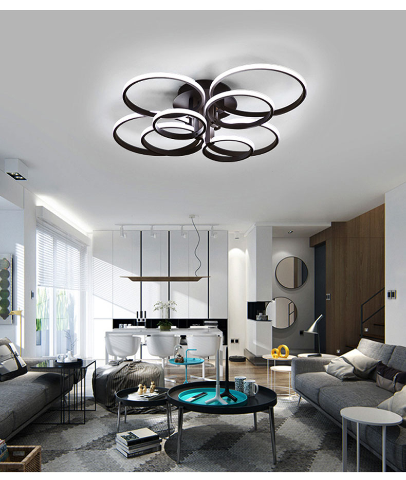 LED Modern Chandelier with Remote Control