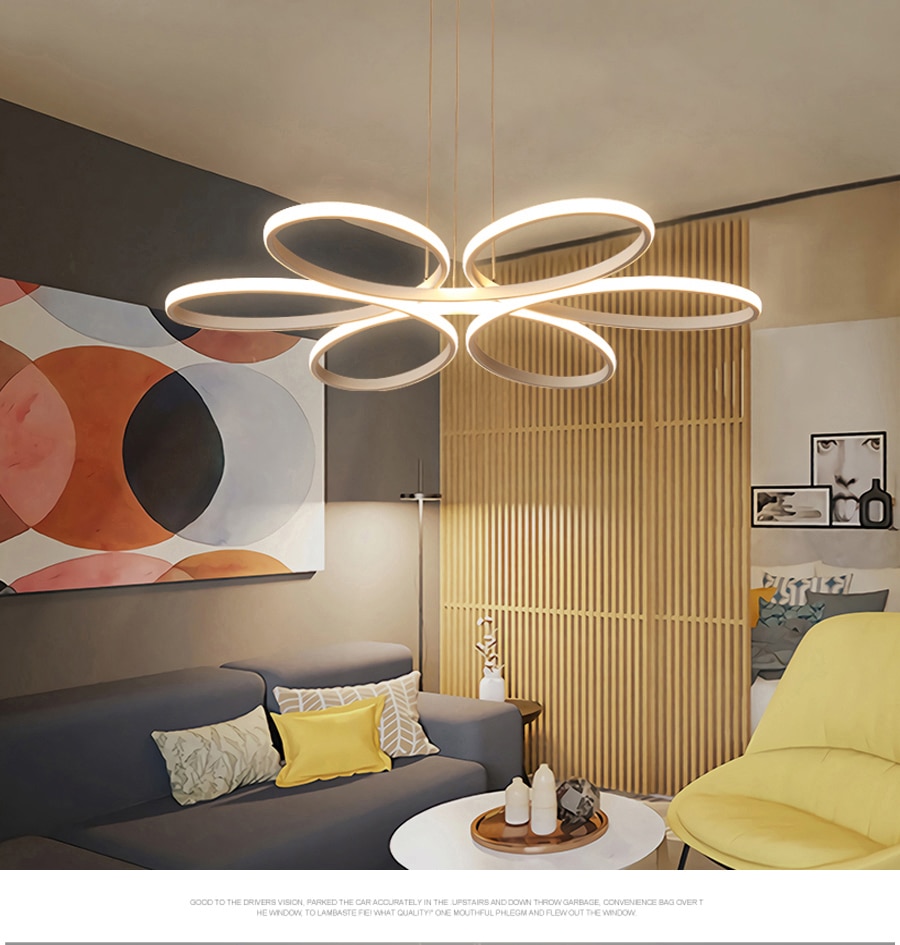 LED Chandelier with Remote Control