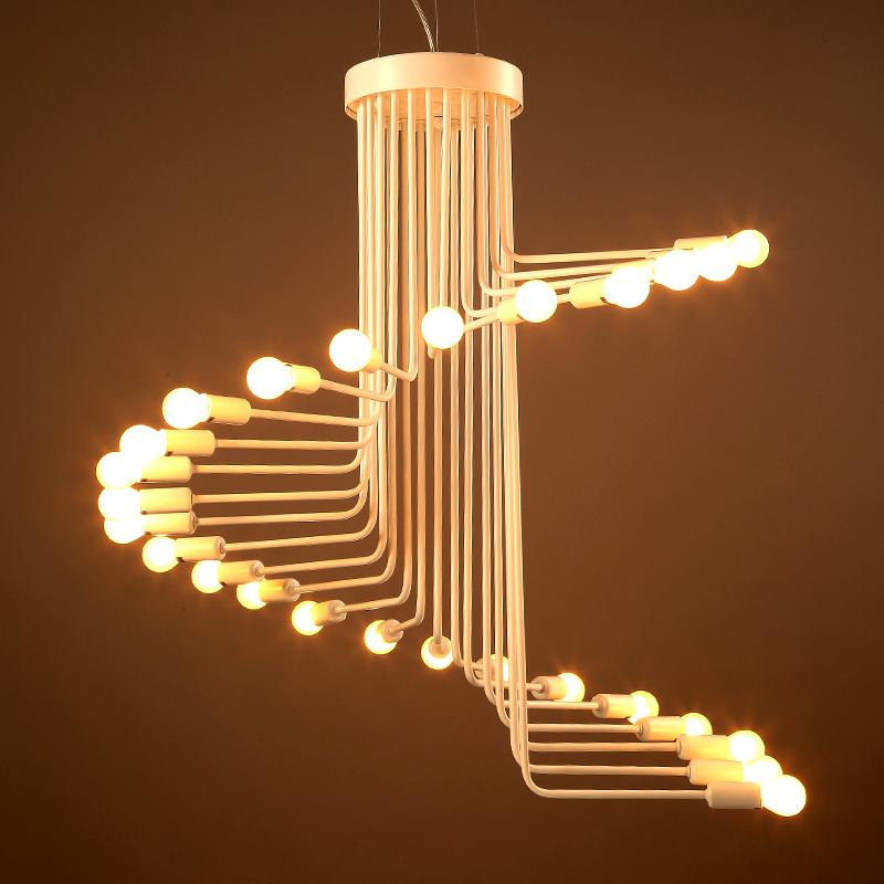 LED Stairs Chandelier Lamp