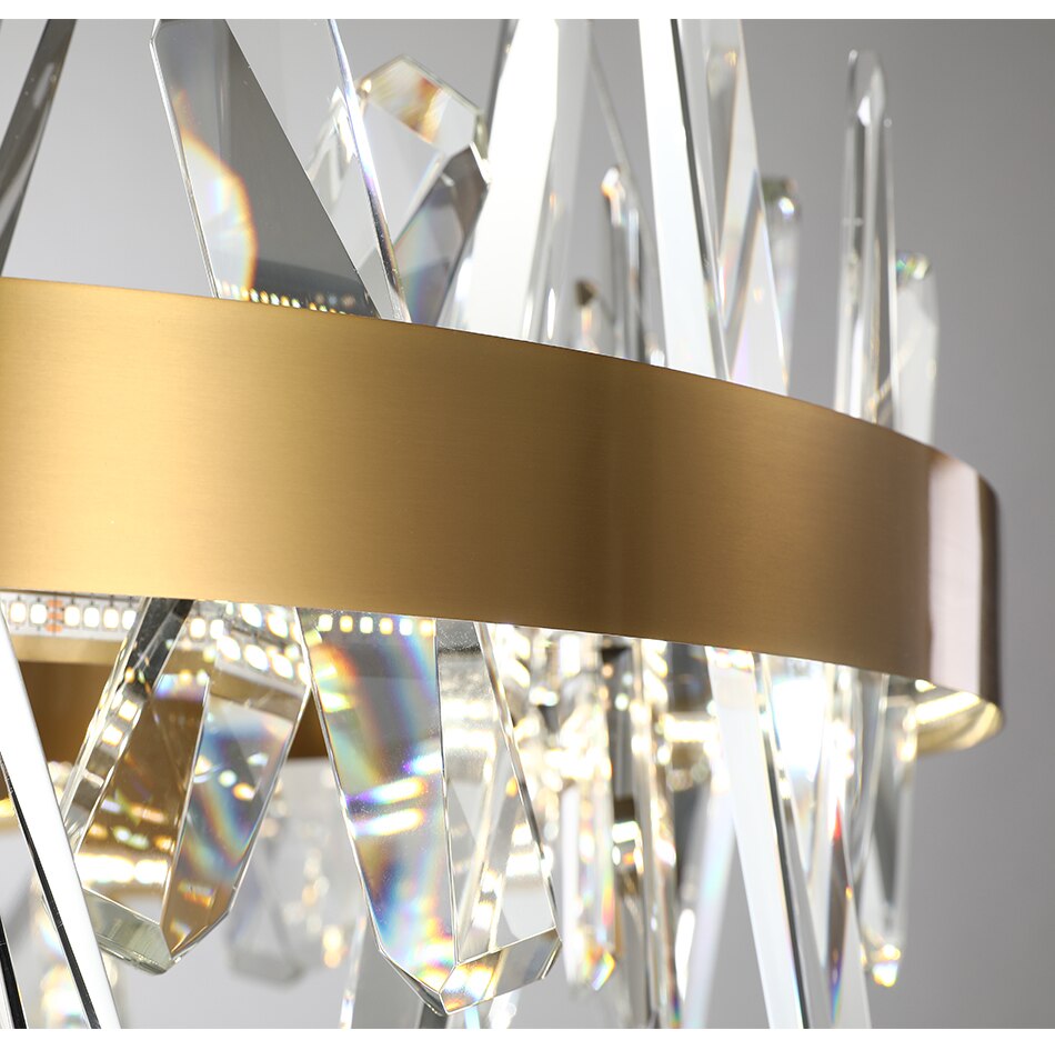 Rectangle Crystal Living Room Chandelier