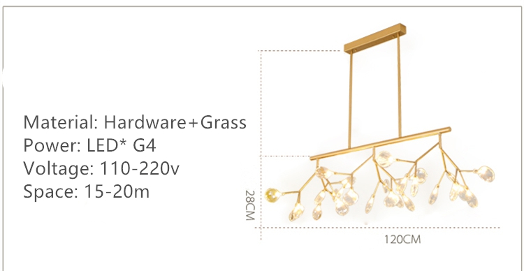 Romantic LED Chandelier for Home Decor