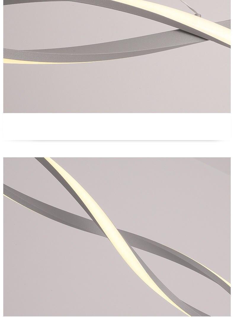 Helix Shaped Modern LED Ceiling Light