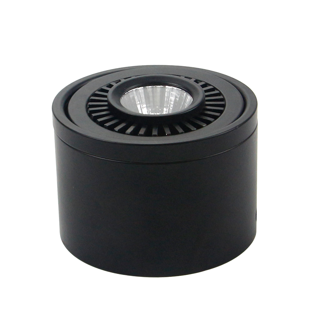 Round Aluminum Spotlight with LED Bulb