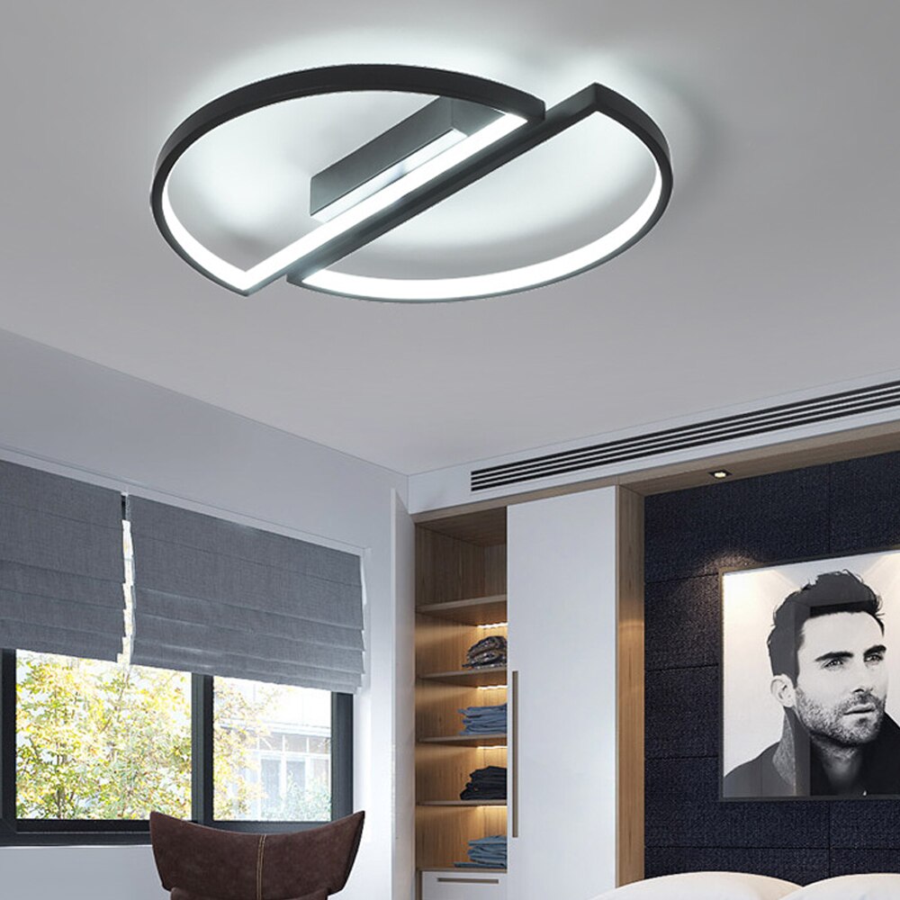 Shifted Circle Shaped LED Ceiling Light
