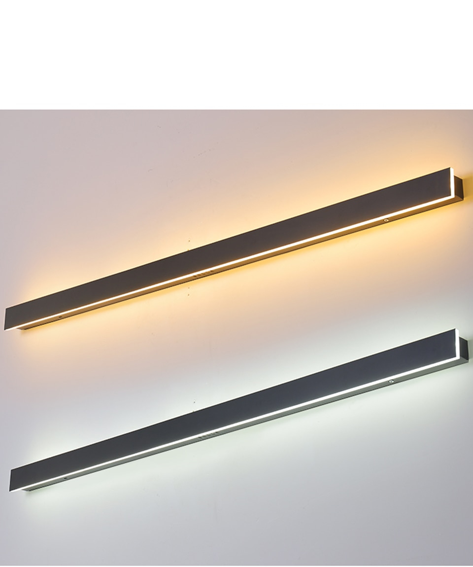 Long Waterproof Outdoor Wall Lamp