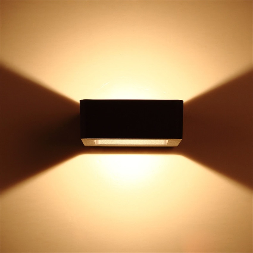 Hollow Square Outdoor LED Wall Light