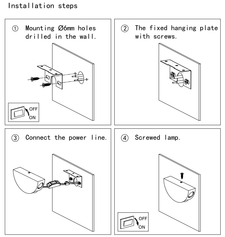 Modern Semi-Circle Silver LED Wall Light