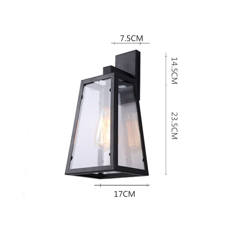 Vintage Waterproof Outdoor Wall Lamp