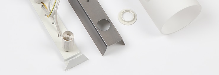 Cylindrical Frosted Glass E14 Wall Lamp