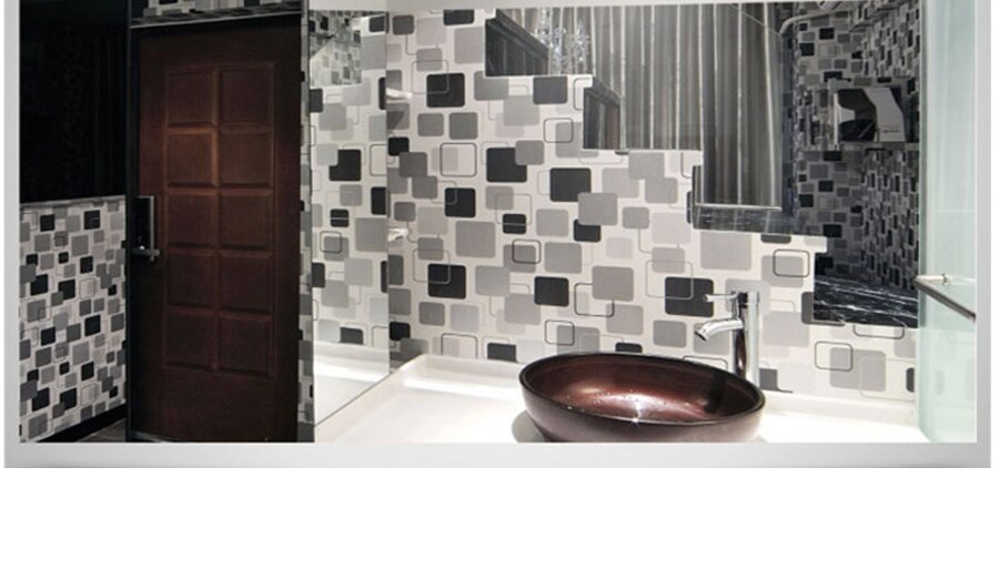 Long Silver Metal Wall Lamp