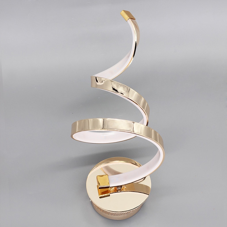 Modern Spiral Shaped LED Wall Lamp