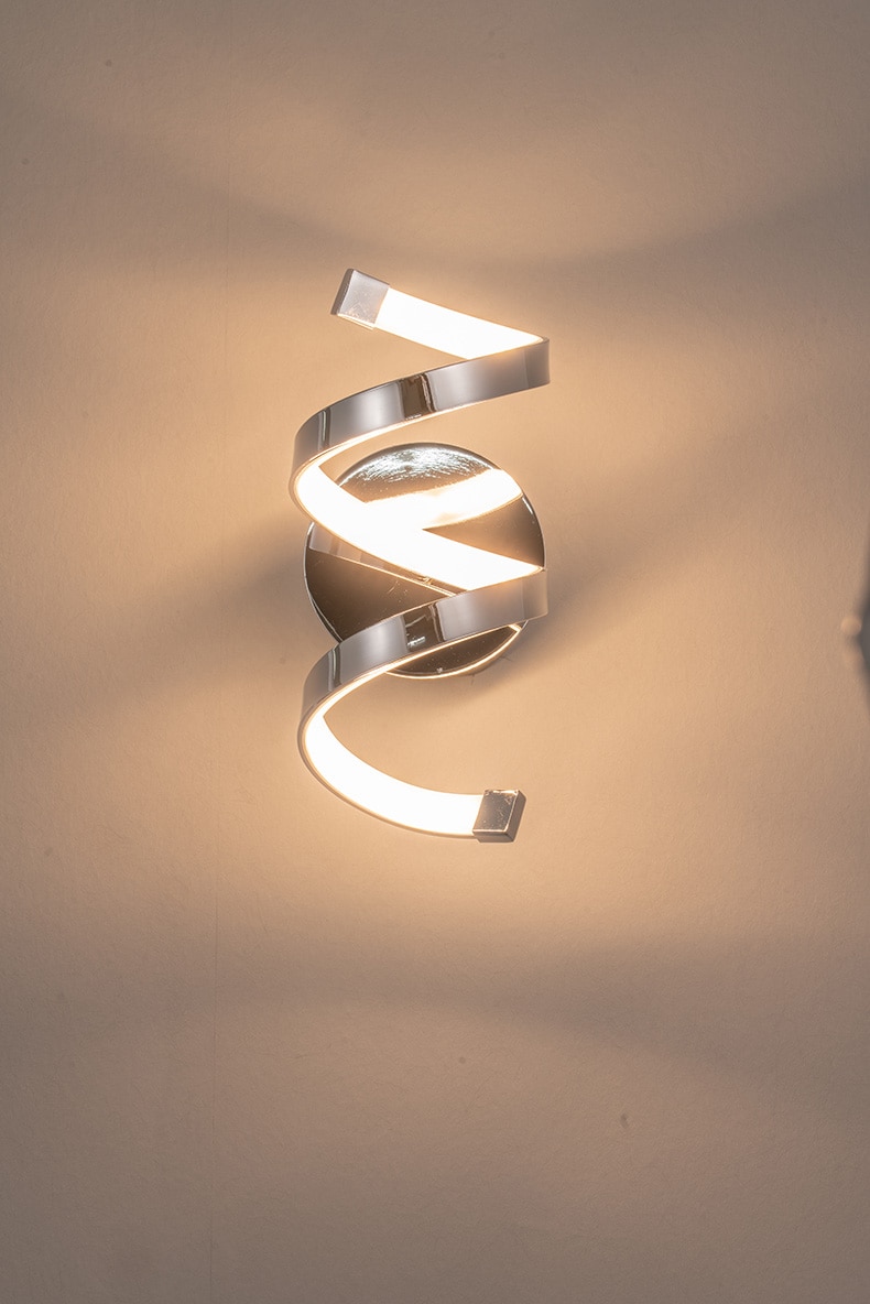 Modern Spiral Shaped LED Wall Lamp