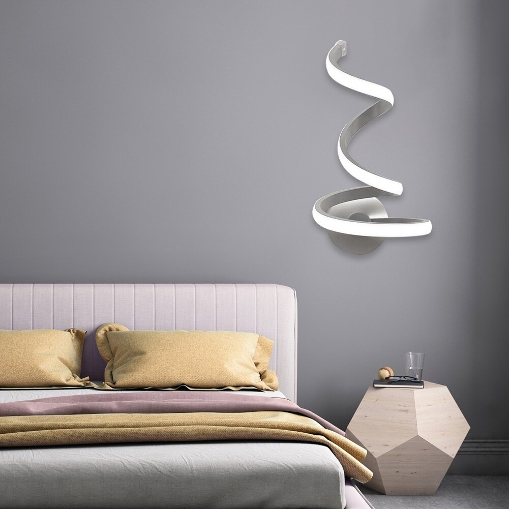 Modern Spiral Shaped LED Wall Lamp