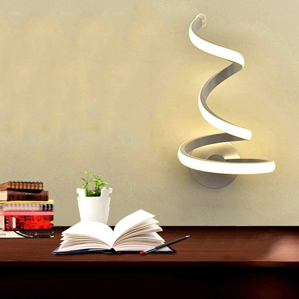 Modern Spiral Shaped LED Wall Lamp