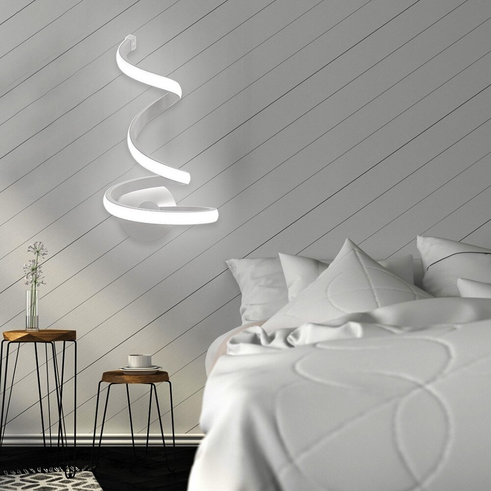 Modern Spiral Shaped LED Wall Lamp