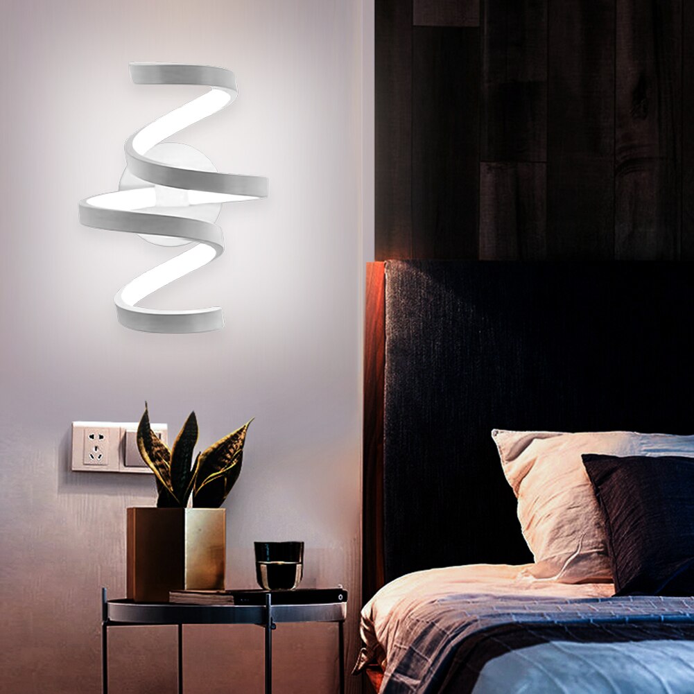 Modern Spiral Shaped LED Wall Lamp
