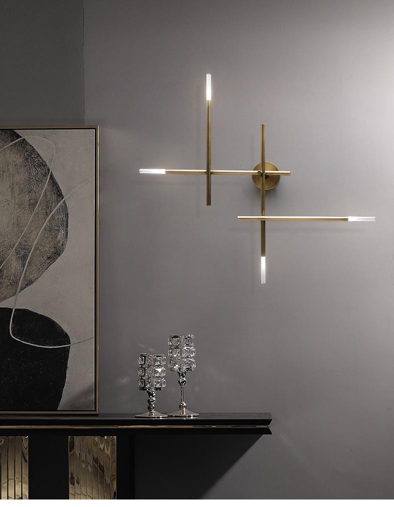 Modern Hashtag Shaped LED Wall Light