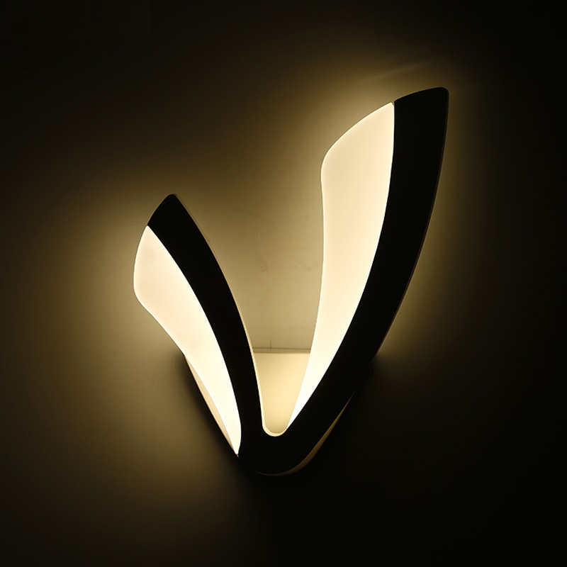 Modern V-Shaped LED Wall Lamps