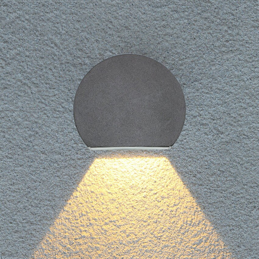 Round Outdoor Waterproof Wall Light
