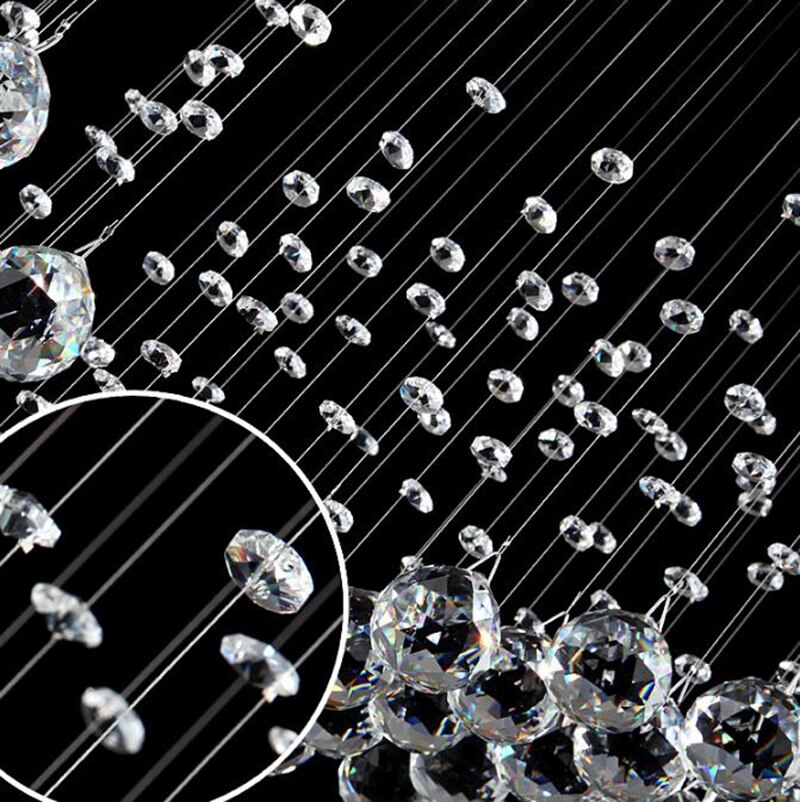 Gold Crystal LED Chandelier